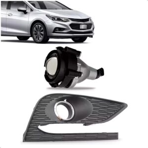 Farol Milha Cruze 2017 2018 2019 Com Moldura Lado Direito Preto Direito