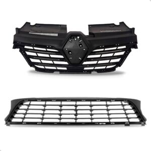 Kit Grades Superior E Inferior Sandero 2020 A 2024 Preto