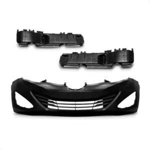 Kit Parachoque Dianteiro Hb20 2012 A 2016 C/ Grade Guias Preto