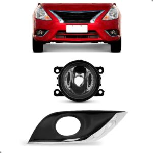 Farol Milha Com Moldura Para Versa 2015 A 2019 Direito