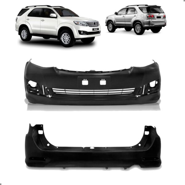 Kit Parachoque Para Hilux Sw4 2012 A 15 Dianteiro E Traseiro