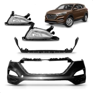 Kit Frente Para Tucson 2017 2018 2019 2020 2021 2022 Preto