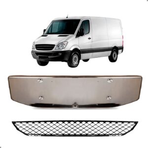 Kit Suporte Placa Com Grade Para Sprinter 2012 2013 A 2016