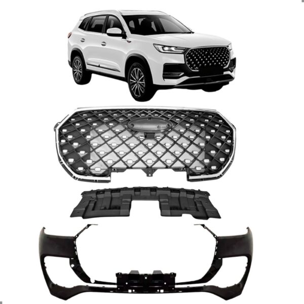 Kit Parachoque E Grade Tiggo 8 Pro 2022 2023 2024 Ambos Lados