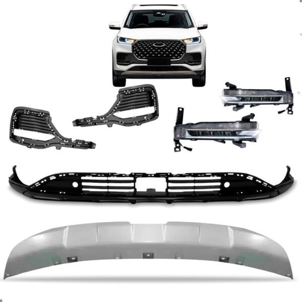 Kit Grades Milha  Daylight Led Para Tiggo 8 Pro 2024 25 2026 Kit