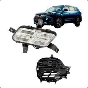 Kit Grade E Milha Led Tiggo 8 2021 A 2026 Esquerdo Transparente