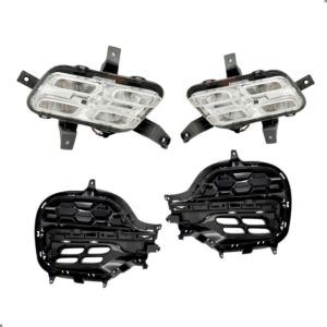 Par Grade E Milha Led Para Tiggo 8 2021 2022 23 24 2025 2026 Transparente E Preto