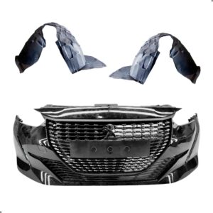 Kit Parachoque Com Parabarros Para Peugeot 208 2020 A 2025 Kit