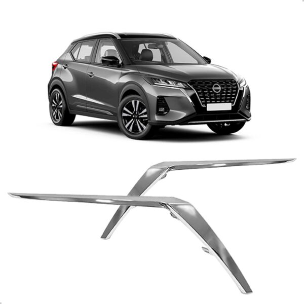 Par Friso Farol Para Nissan Kicks 2022 2023 2024 Cromado Cromado