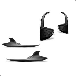 Kit Grades E Molduras Para Yaris 2023 2024 2025 - 05 Peças Preto Fosco
