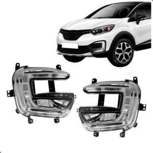 Par Daylight Para Captur 2017 A 2021 Com Milha Auxiliar Ambos Lados