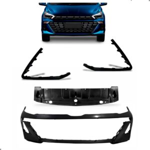 Kit Parachoque Dianteiro Hb20 2023 A 2026 Molduras Defletor Kit