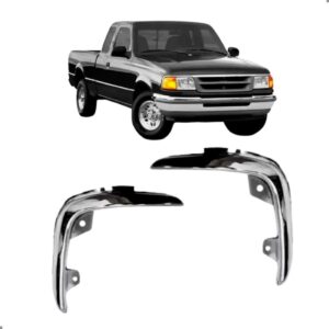Par Aro Do Farol Para Ranger 1993 1994 1995 96 1997 Cromado