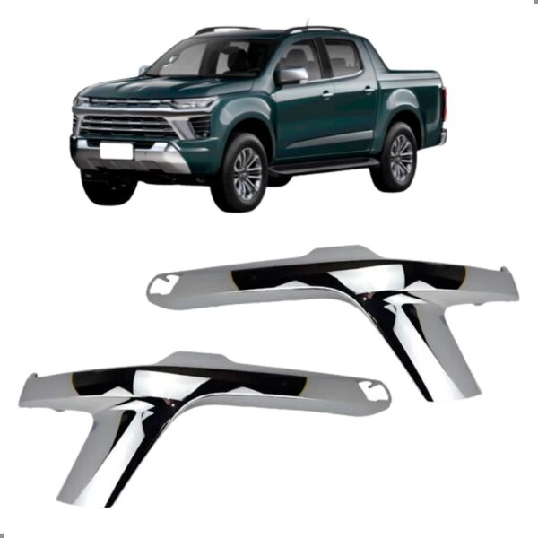 Par Moldura Grade Radiador Para S10 2025 2026 Cromado Ambos Lados