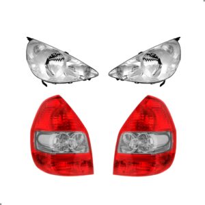 Kit Farois Lanternas Para Fit 2003 2004 2005 2006 2007 2008 Ambos Lados