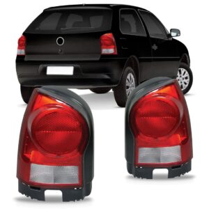 Par Lanterna Traseira Gol G4 2006 2007 2008 Rubi Rubi