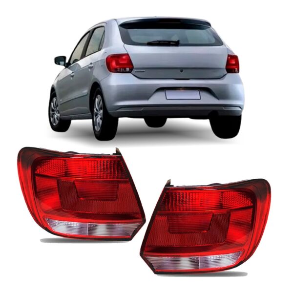 Par Sinaleira Traseira Para Gol G6 2012 13 14 15 16 Rubi Rubi