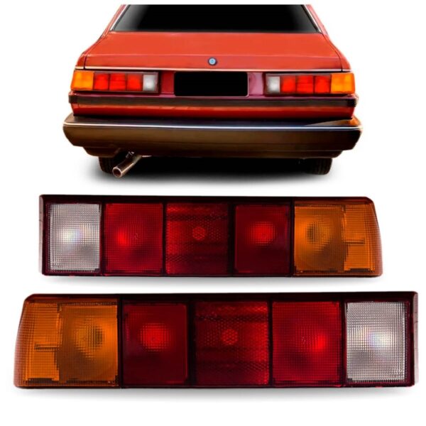 Par Sinaleira Traseira Santana 1985 86 87 88 89 1990 Âmbar Tricolor