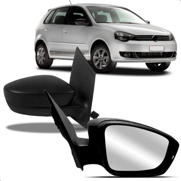 Par Retrovisor Polo Gvi 2012 Até 2017 Sem Seta Com Controle