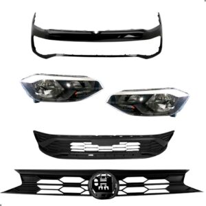 KIT FRENTE PARA POLO TRACK 2023 A 2026 COM PAR LANTERNAS FUMÊ