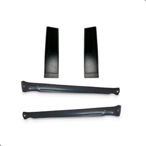 Par Spoiler Lateral Gol Gts 1987 A 1992 C/par Coluna Vidro Kit