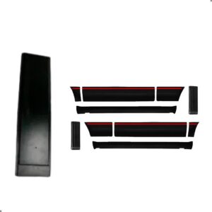 Jogo Friso Lateral Gol Gts 1988 A 1993 Com Par Colunas Kit