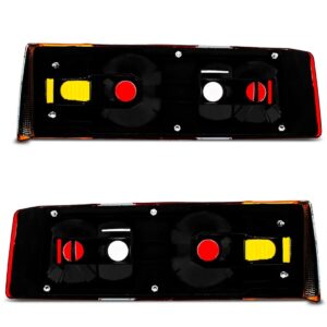 Par Sinaleira Traseira Escort 1987 A 1992 Tricolor