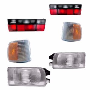 Kit Farol Gol Quadrado 91 92 93 94 95 + Sinaleira + Lanterna Lanterna Fumê