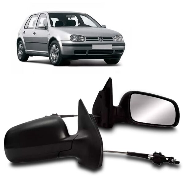 Par Retrovisor Golf Bora 2000 01 02 03 2004 Controle Base Os Dois Lados