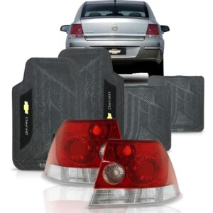 PAR LANTERNA VECTRA SEDAN 2005 A 2015 + JOGO TAPETE PVC