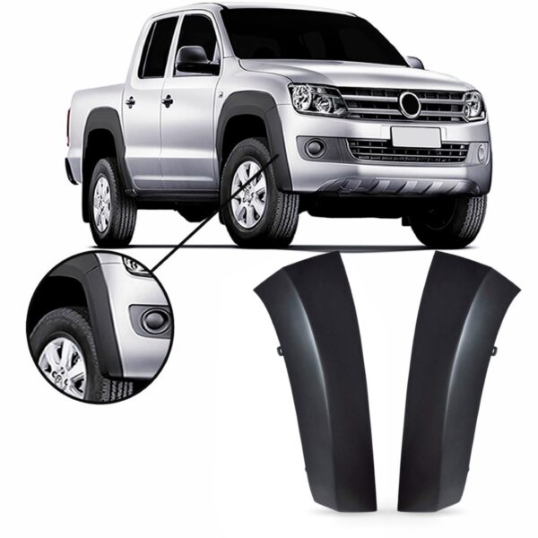 Par Moldura Alargador Parachoque Diant Amarok 11 12 13 14 15