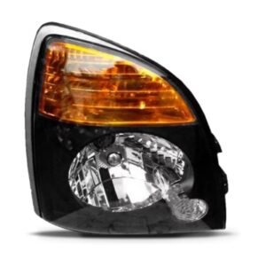 Kit Frente Para Hyundai Hr 2013 14 15 Parachoque + Farol Le Carrara