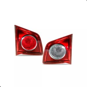 KIT LANTERNA TRASEIRA SPACEFOX 2006 A 2010 CANTO E TAMPA CRISTAL VERMELHA