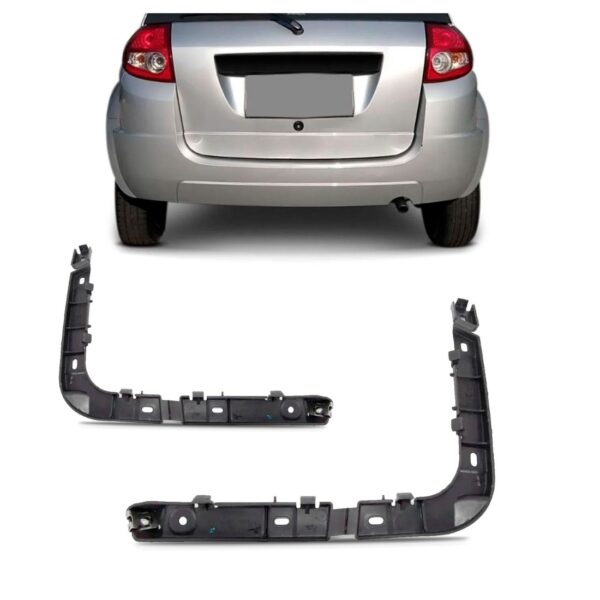 Par Suporte Guia Parachoque Traseiro Ka 2008 2009 2010