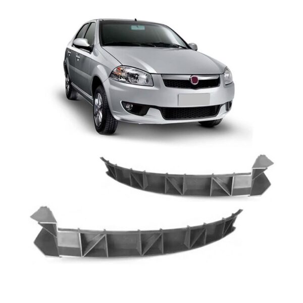 Jogo Guia Suporte Parachoque Dianteiro Siena 2013 A 2016