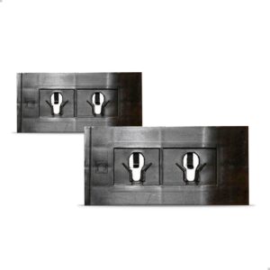 Par Guia Suporte Parachoque Traseiro Corsa 2000 A 2008 Sedan