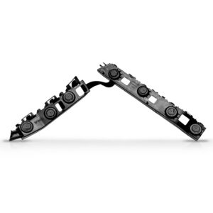 Par Suporte Guia Parachoque Traseiro Prisma 2012 A 2016