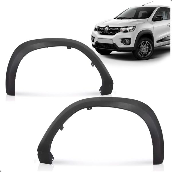 Par Moldura Paralama Dianteiro Kwid 2018 19 20 21 22 23 2024