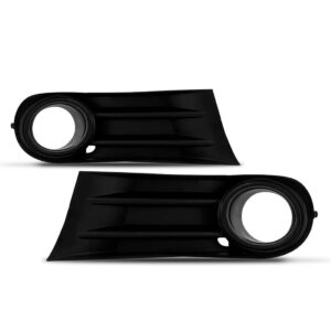 Par Moldura Farol Milha Gol G5 2010 2011 2012 2013 Com Furo Preto Ambos Os Lados