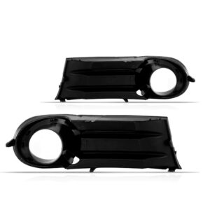 Par Moldura Farol Milha Gol G5 2010 2011 2012 2013 Com Furo Preto Ambos Os Lados