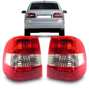 Par Lanterna Traseira Polo 2003 2004 2005 2006 Sedan Vermelho