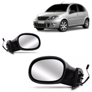 Par Retrovisor Eletrico Para Citroen C3 2003 Até 2012