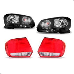 Kit Farois E Lanternas Para Gol G6 Gvi 2013 2014 2015 Ambos Lados