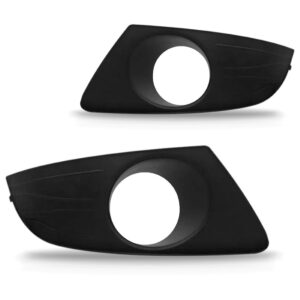 Par Moldura Milha Logan 2010 2011 2012 2013 Com Furo Preto Ambos Os Lados