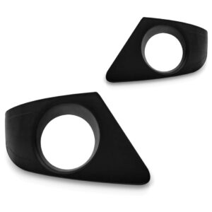 Par Moldura Milha Logan 2010 2011 2012 2013 Com Furo Preto Ambos Os Lados