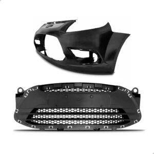 Kit Frente Parachoque Dianteiro Para Ford Ka 2012 2013 2014 Preto