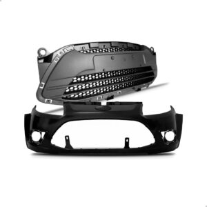 Kit Frente Parachoque Dianteiro Para Ford Ka 2012 2013 2014 Preto
