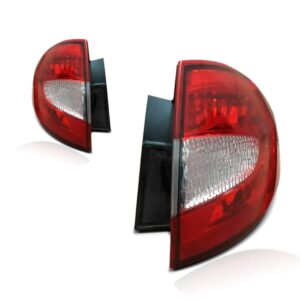 Par Lanterna Traseira Fiesta Mexicano 2011 A 2012 Sedan Ambos Lados Vermelho