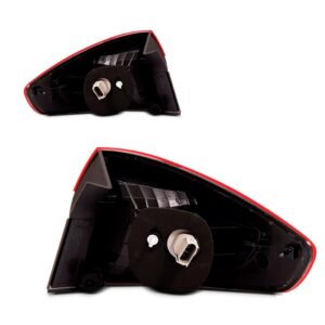 Par Lanterna Traseira Fiesta Mexicano 2011 A 2012 Sedan Ambos Lados Vermelho