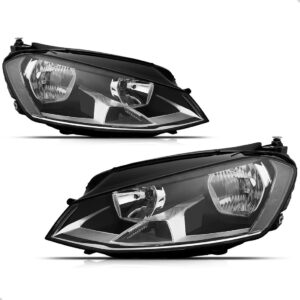 Par Farol Vw Golf 2014 A 2016 Elétrico C/ Motor S/ Xênon